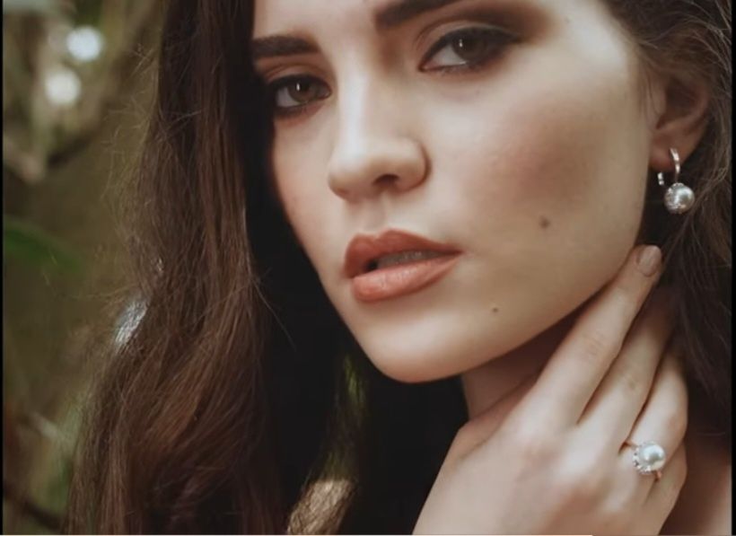 Сережки і каблучка 16,5 срібло, золото, перлина