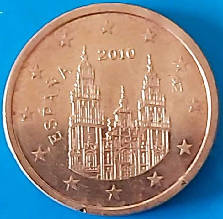 2 cêntimos de 2010 de Espanha, Santiago de Compostela