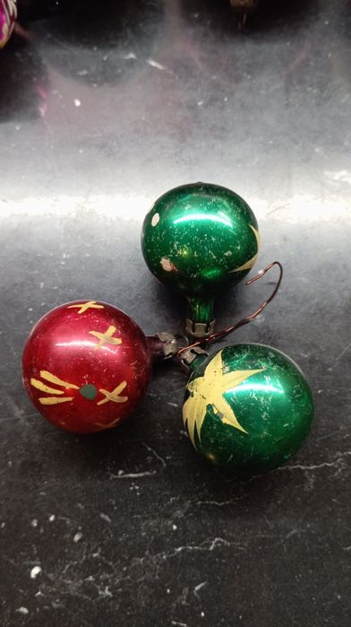 Bombki choinkowe z PRL-u