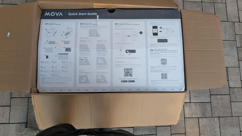 Robot koszący mova 1000 lidar bez przewodu