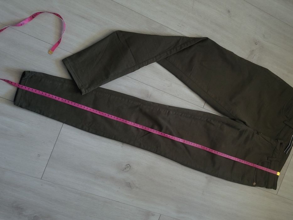 Spodnie massimo dutti khaki zielone s