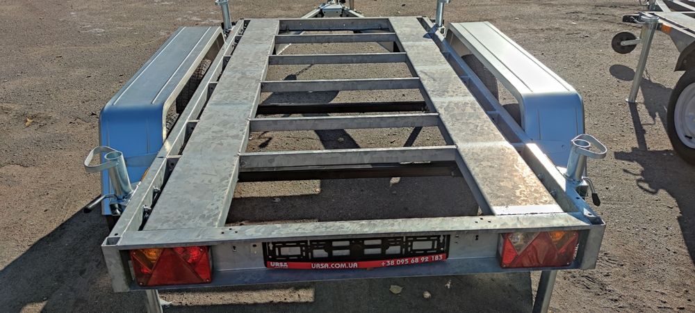 Прицеп под дизель генератор, двух осный, одноосный, оцинкованный с ндс