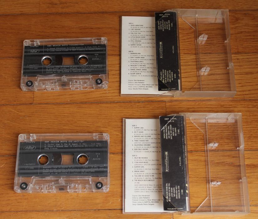 Cassete The Beach Boys - Collection Volume I e II
