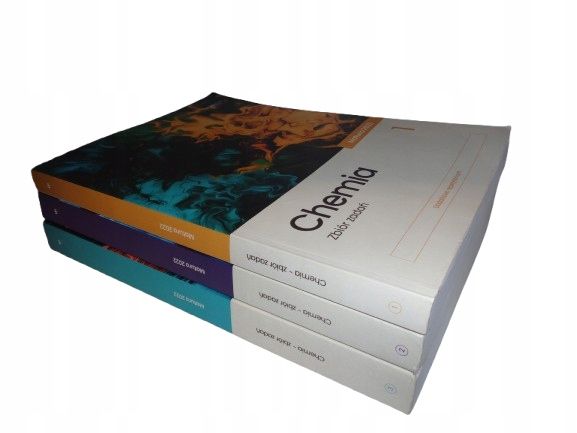 Chemia Zbiór zadań matura, dodatkowo repetytorium Tomy 1 - 3 Matura 20