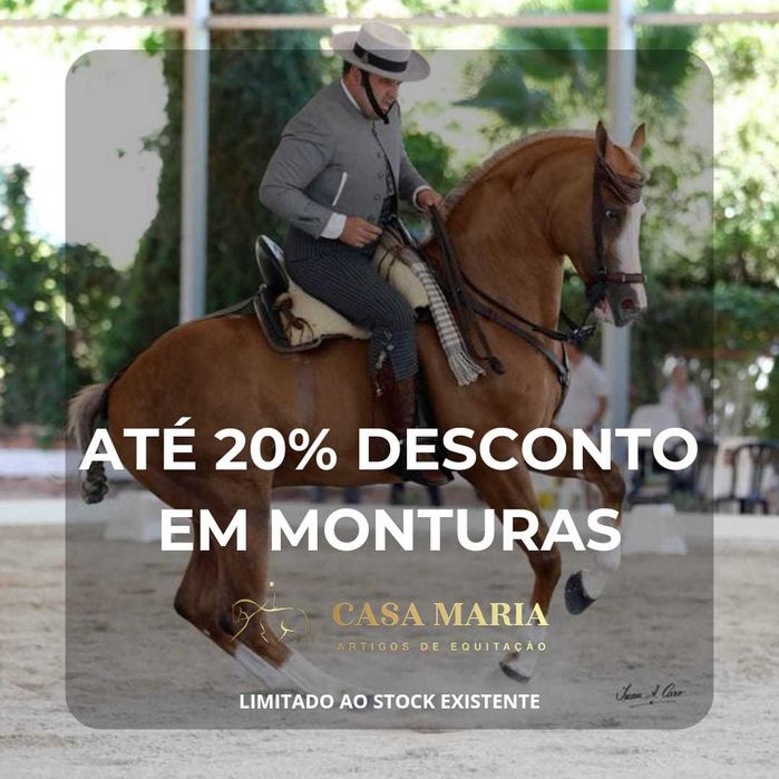 Montura Espanhola Mista Em Fibra - Nova