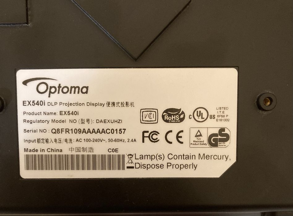 Projektor Optoma EX 540 i