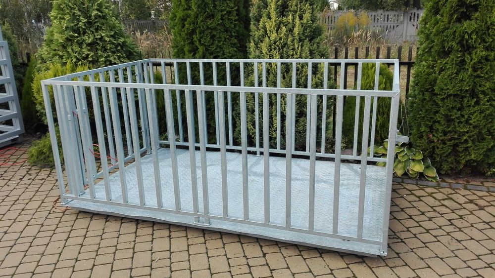 Waga do żywca bydła koni 2 x 1,5 x 1,1 m 2T