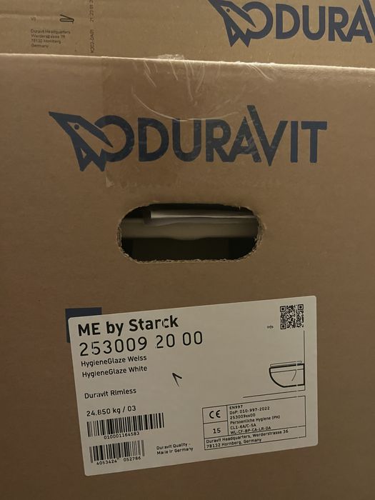 Nowa Duravit ME by Starck Miska toaletowa wisząca - nowa