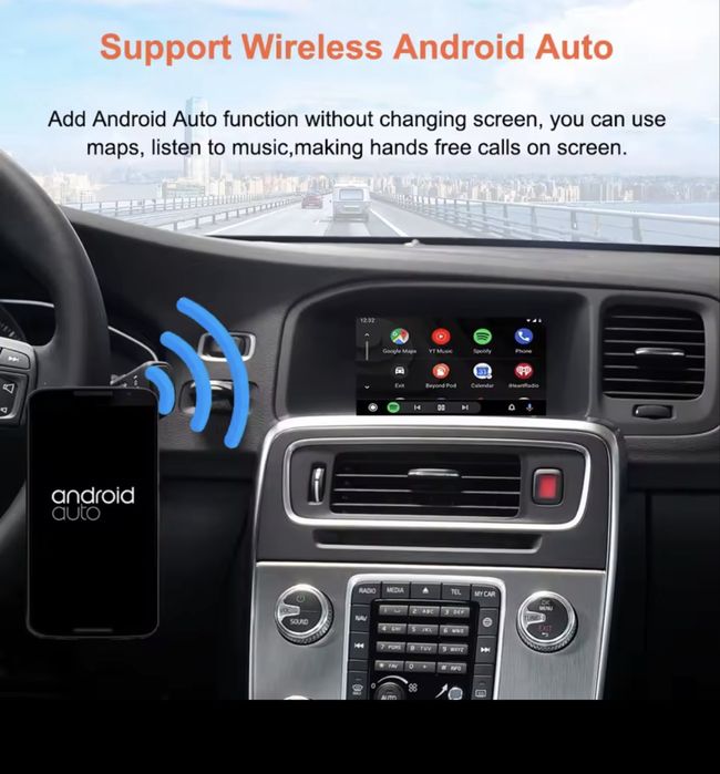 Volvo apple car play android auto interfejs dedykowany do Volvo - nowy