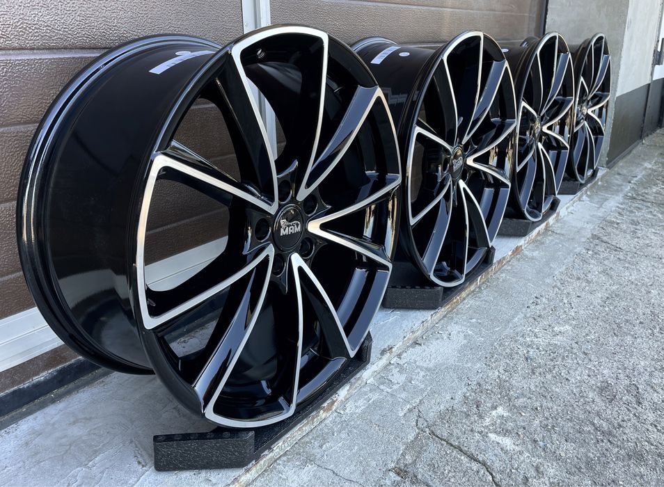 4x felgi aluminiowe 5x112 r20 et45 8,5J Alufelgi Czarne (Mercedes Audi