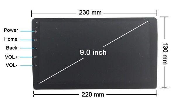 Андроїд магнітола 9-дюймів 6/128G Android 15, 8 ядер 6/128GB НОВА