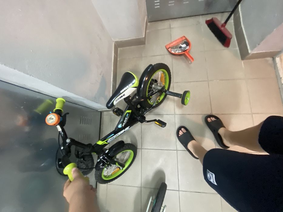 Rowerek dzieciecy bmx, 4 koła, rowerek biegowy, samochodzik