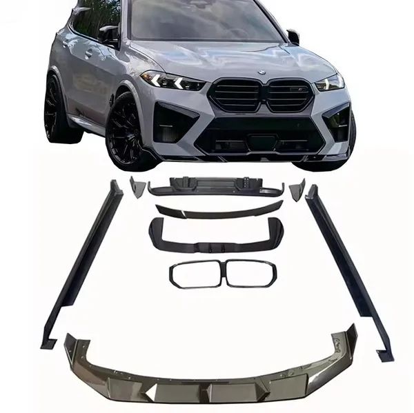 Обвес для BMW G05 X5M F95 LCI сплитер спойлер губа обвес G05