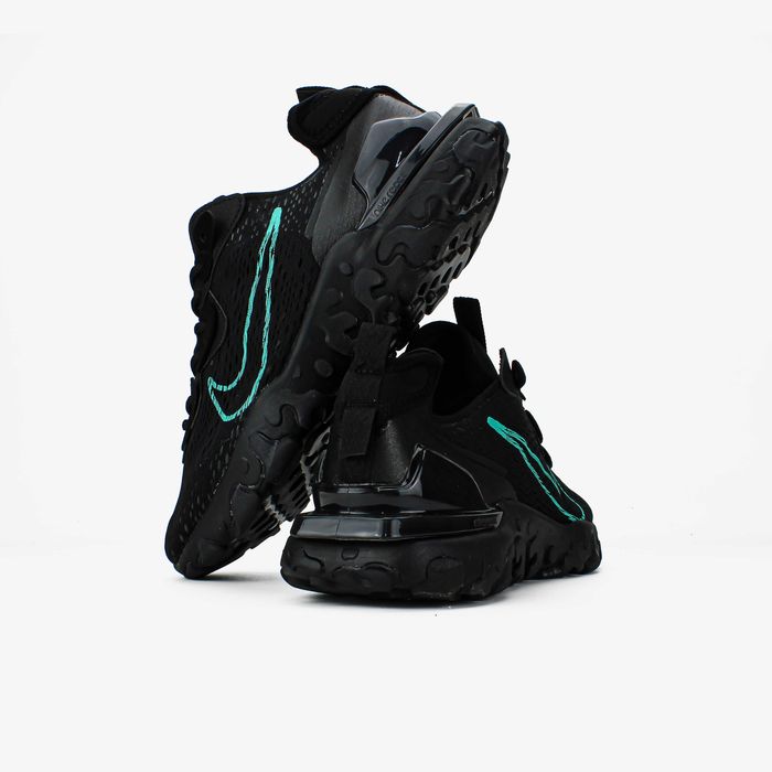 Чоловічі кросівки Nike React Vision "Black/Blue" Розміри 40-45