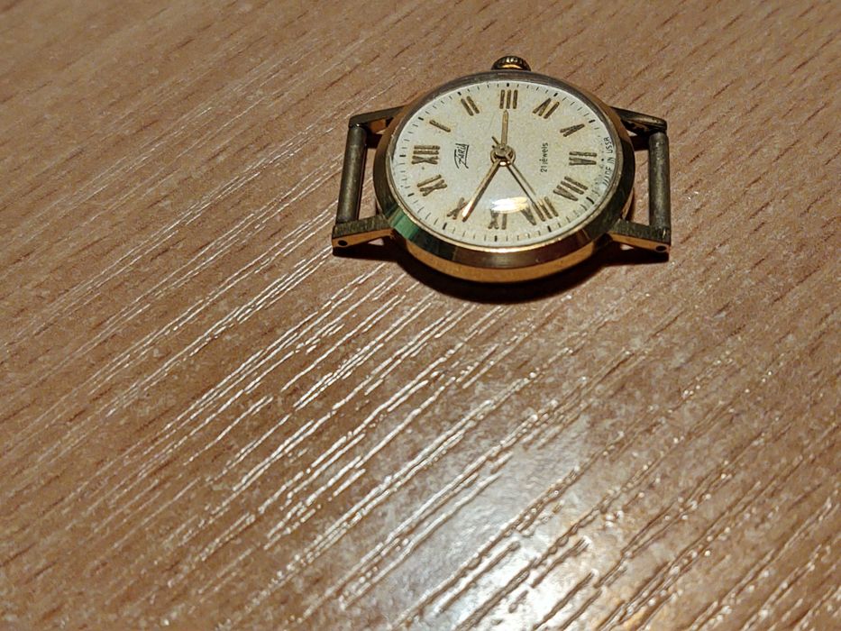 Zegarek damski Zaria ZSRR Zegarmistrz Mosiądz Platerowany