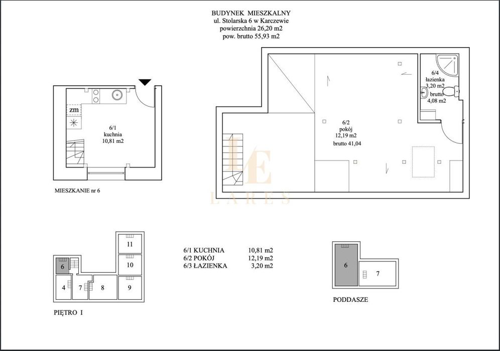 Dwupoziomowe 56 m² | Do aranżacji