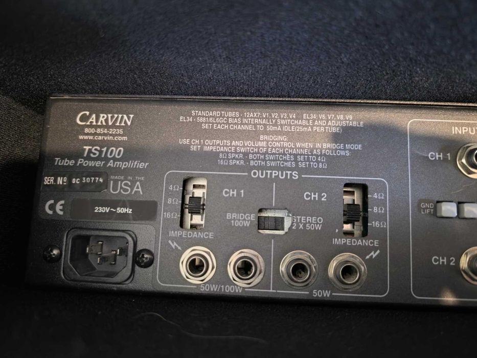 Power amp Carvin TS100
