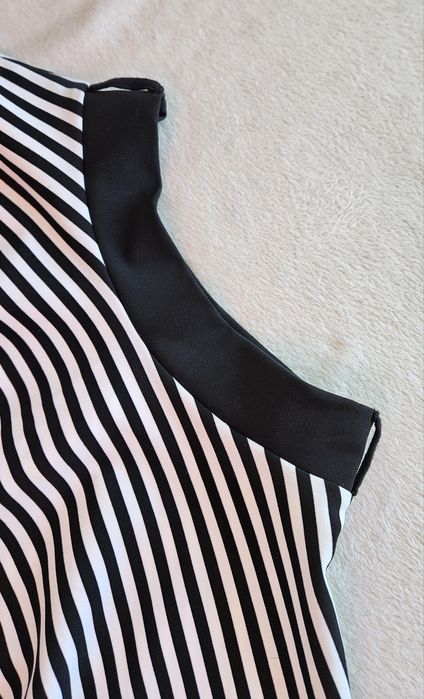 Ribbon rozkloszowana spódniczka w paski s 36