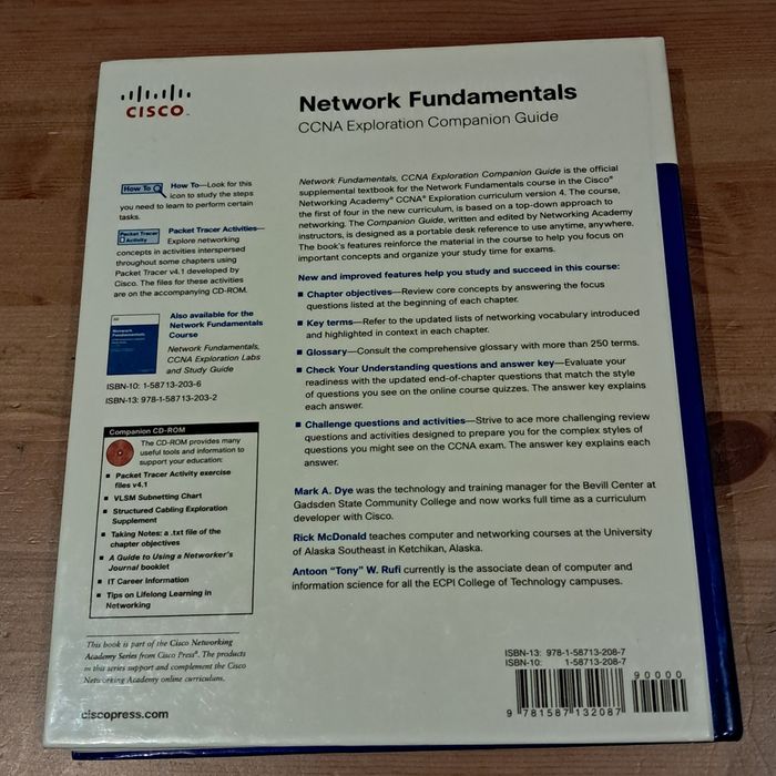Network Fundamentals (Cisco Academy) Book64283468466818121
