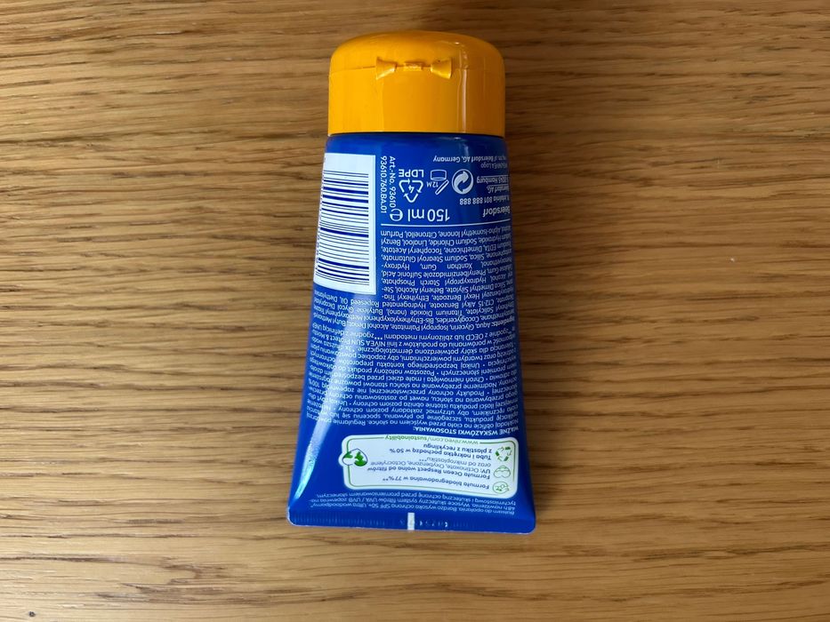 NIVEA SUN przeciwsłoneczny do opalania filtr SPF50+ 150ml