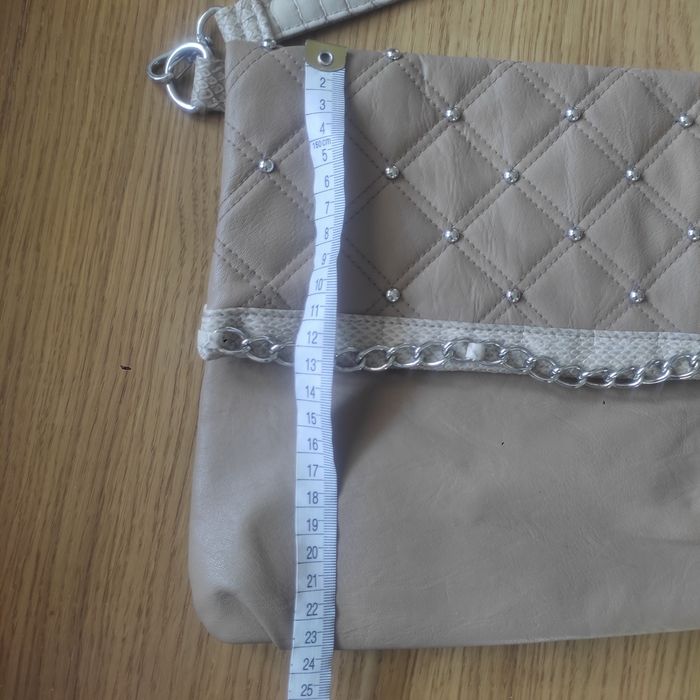 Torebka kremowa na ramię