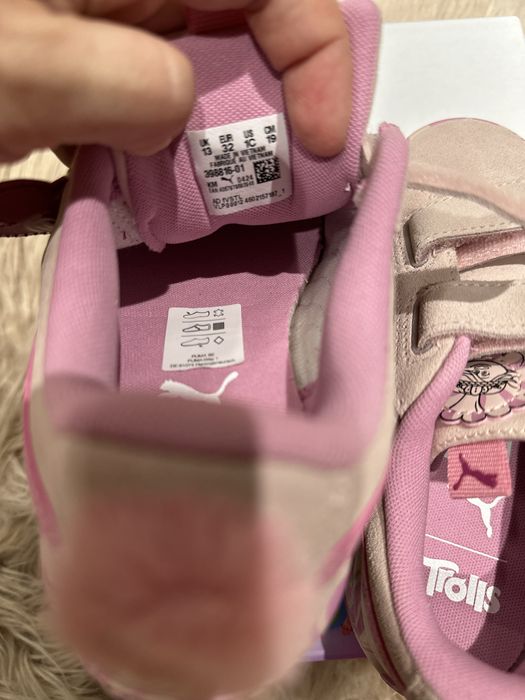 Кросівки кроссовки кеди оригінал для дівчинки Puma Trolls 32 розмір 20см