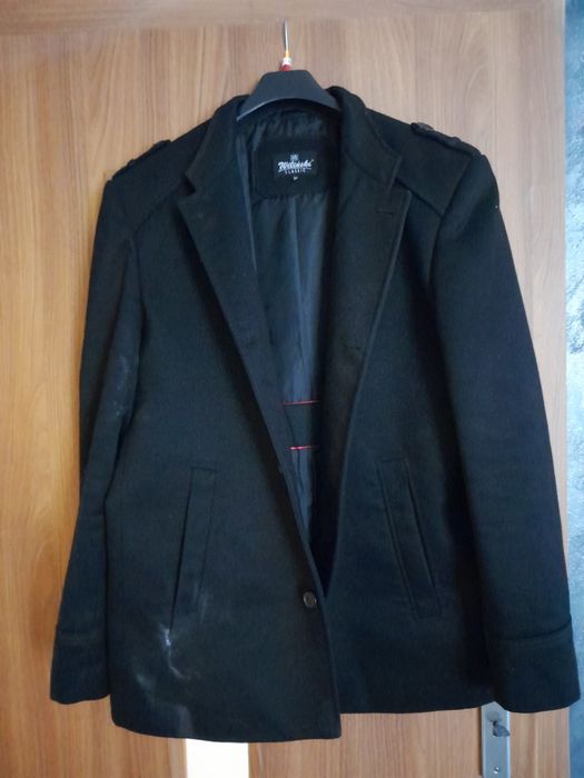 Płaszcz męski czarny