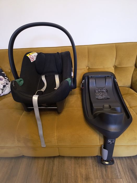 Nosidełko, isofix, pasy, Cybex Aton, baza,