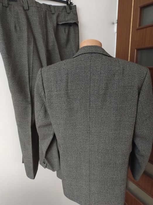 Garnitur męski w kratkę 50