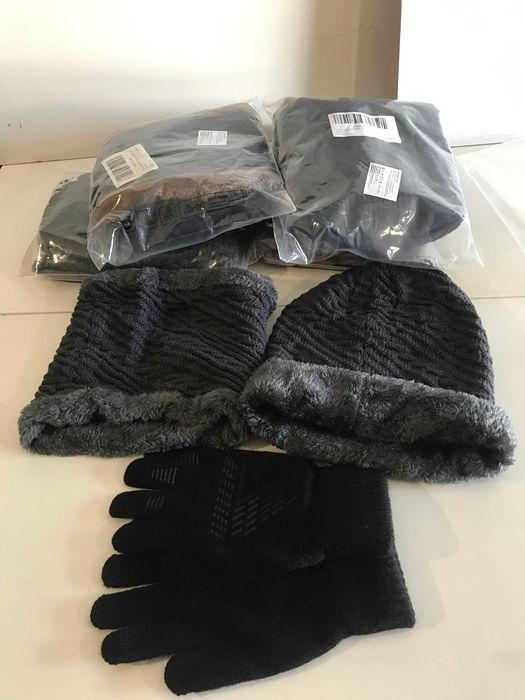 Шапка Шарф Рукавички Зимовий набір для спорту - Чоловіки Жінки.оптом