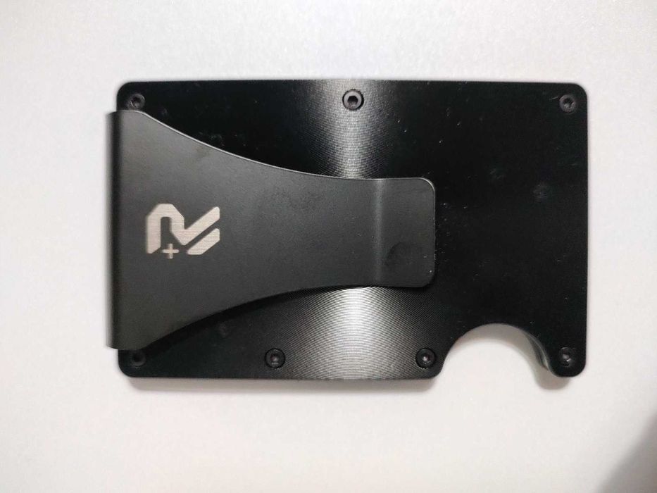 Portfel na karty dla mężczyzn z karbonu, ochrona RFID NFC