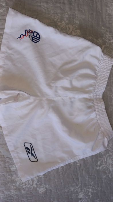 Spodenki Reebok białe sportowe krótkie szorty r.86