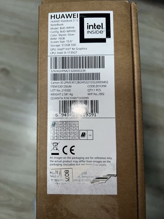 Huawei Matebook D15 2021  512 GB
