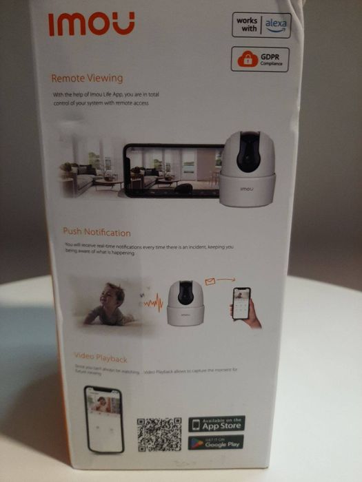 Wi-Fi камера Imou Ranger 2C 3MP (2K) | Поворотна 360° | Відеоняня