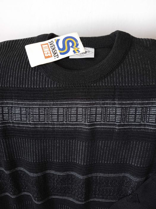 Sweter męski czarno-szary KINGS rozmiar XXL Nowy