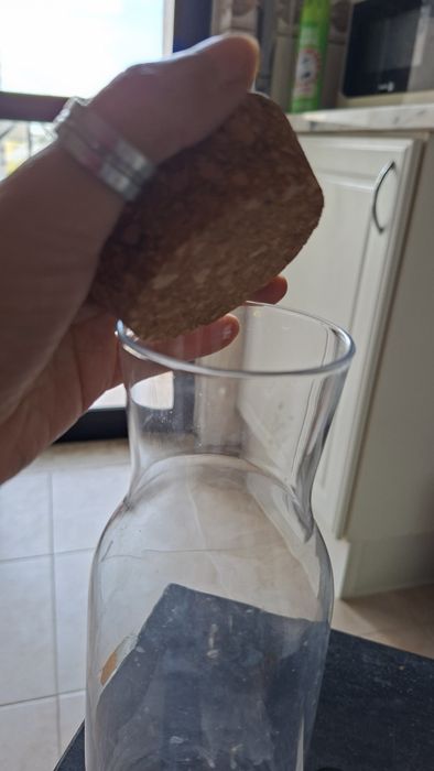 Garrafa e bule vidro