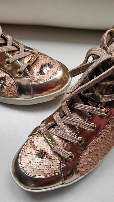 LIU JO  sneakersy włoskie cekiny roz 40-41