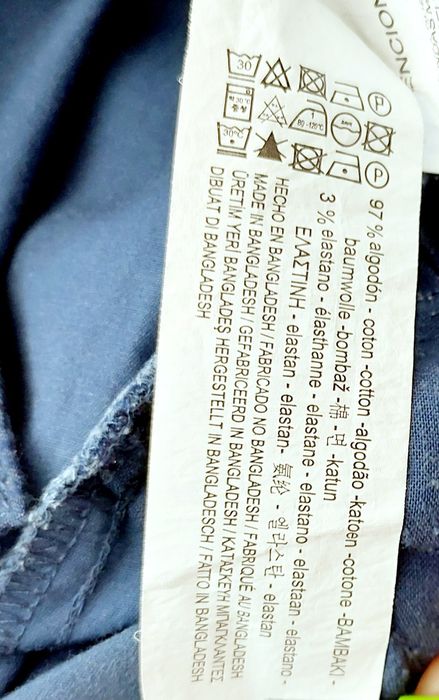 Pull&Bear spodnie eleganckie chinosy niebieskie idealne W38