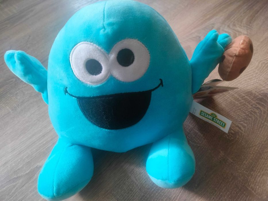 Maskotka pluszak Ciasteczkowy Potwór z Ulicy Sezamkowej NOWA