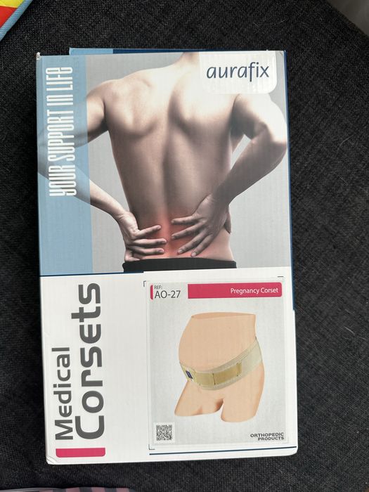 Корсет, бандаж для беременных, Aurafix AO-27 Л (105-115объем)бежевый