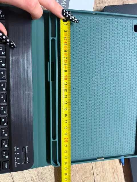 Etui z klawiaturą Bluetooth do Samsung Galaxy Tab S6 Lite 10.4 Ciemnozielone