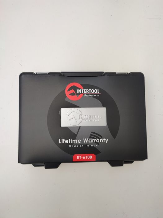 Набор инструментов Cr-V 1/2" и 1/4" 108 ед INTERTOOL ЕТ 6108  ТАЙВАНЬ