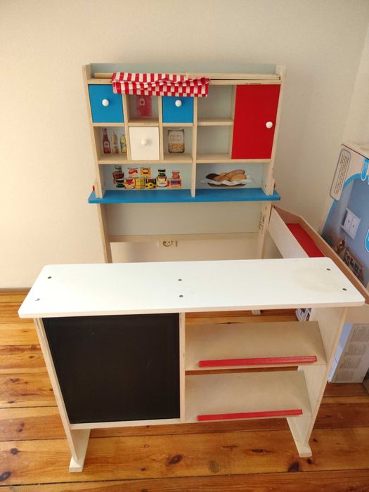 drewniany SKLEP sklepik do zabawy plus akcesoria Playtive