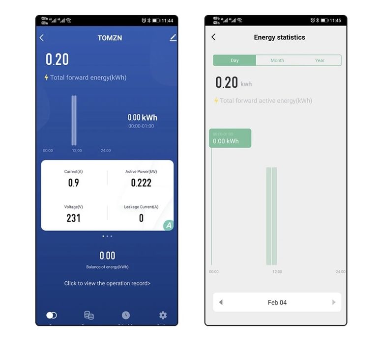 Розумний автомат 63А, ПЗВ, реле напруги з моніторингом Wifi TOMZN Tuya