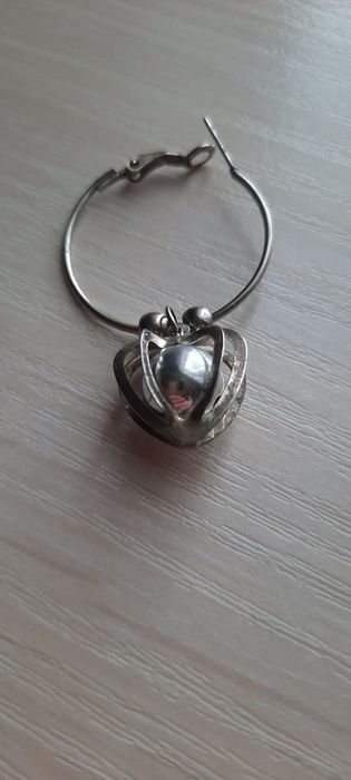 Серёжки посеребренные