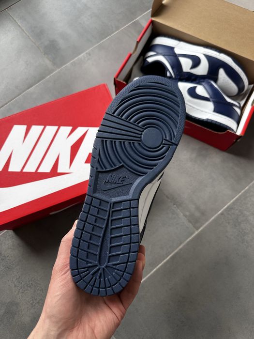 Оригінальні чоловічі кросівки Nike Dunk Low Retro Midnight Navy