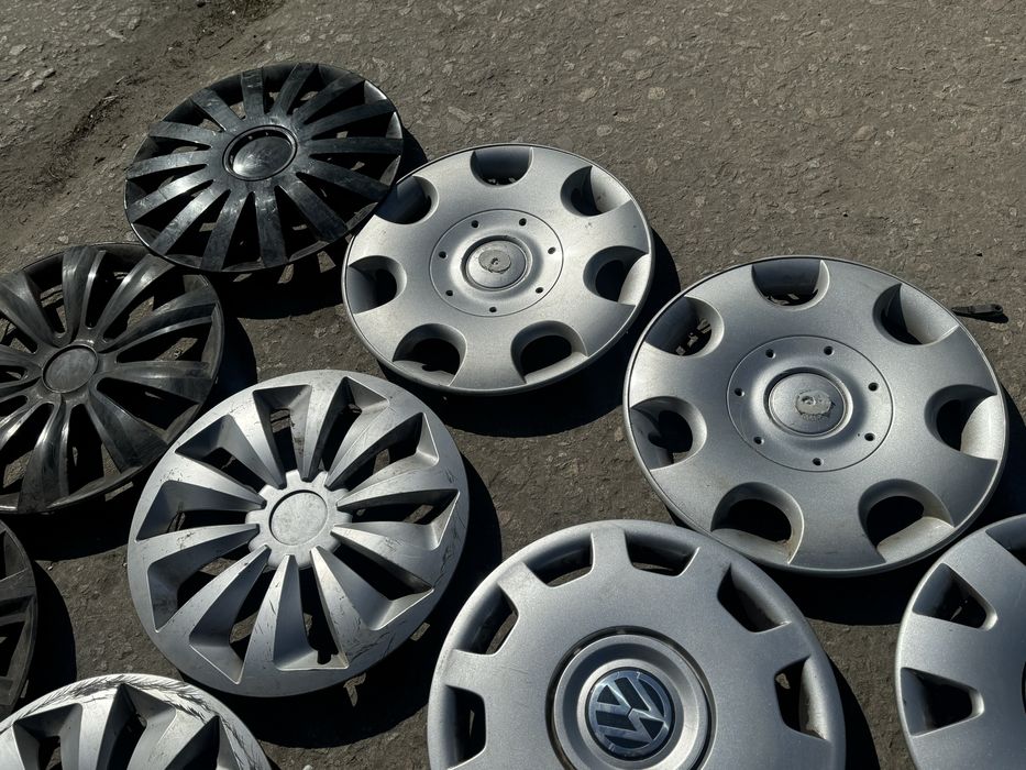 Ковпаки р15 р16 поштучно audi skoda golf passat р16 р15