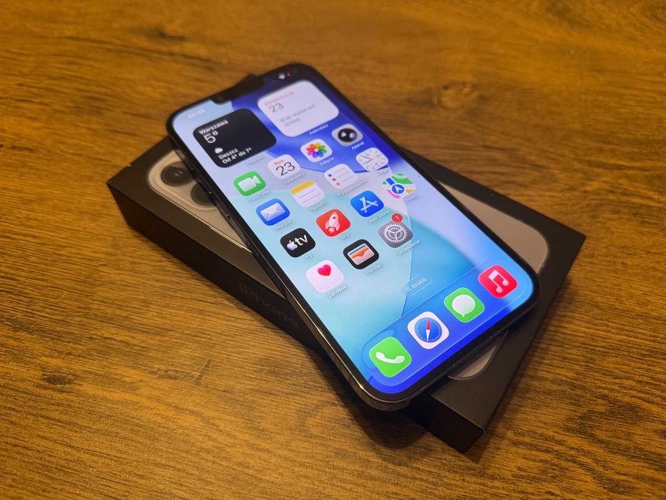 iPhone 13 Pro Max 128GB - Świetny Stan, 100% Kondycji Baterii!