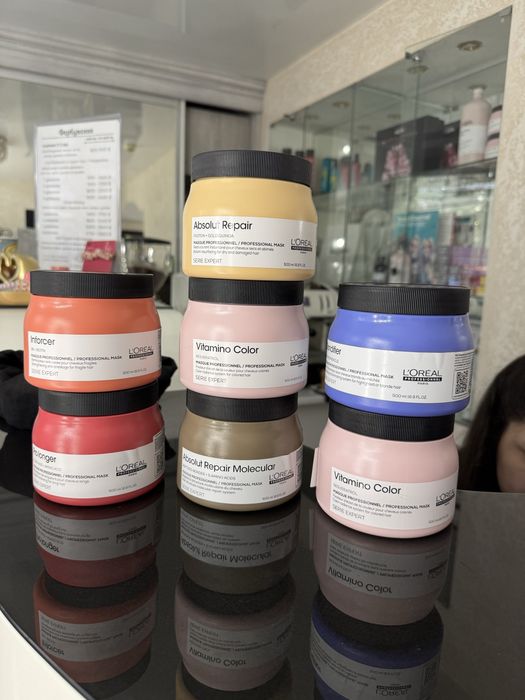 Шампунь та маска обєм 300 ml / 500/ 1500 мл Професійний Лореаль Loreal