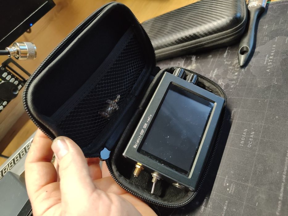 Malachite odbiornik kf hf skaner z wodospadem dsp świetny dotykowy